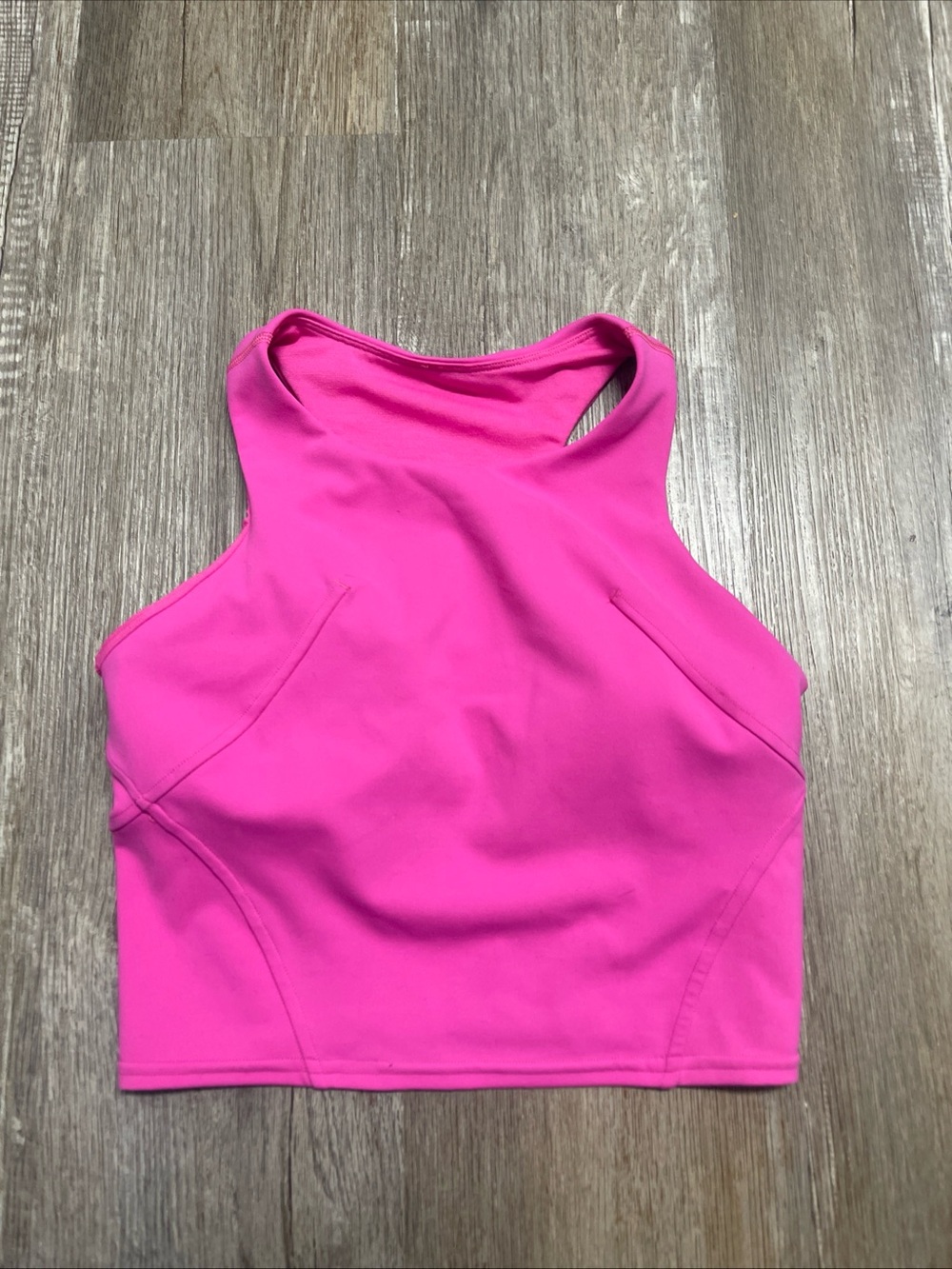 Lululemon Invigorate Training Tank Top Sports Bra Sonic Pink Women's Size 4 Or 6